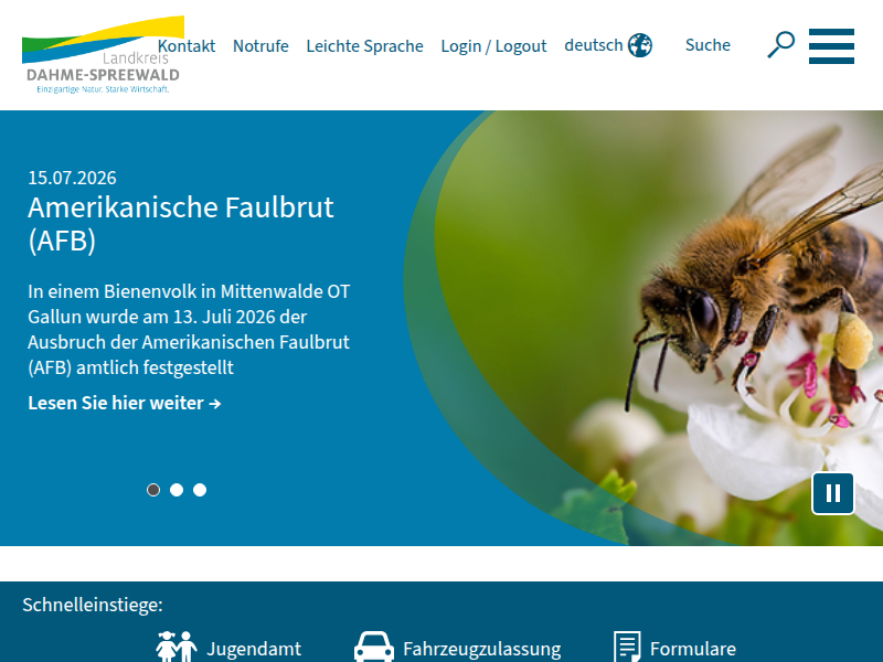 Ergebnisse der 29. Sitzung des Kreistages am 30. Januar 2002 - Landkreis Dahme Spreewald