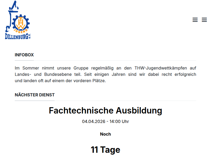 Baumsammeln, Erbseneintopf und Waffeln