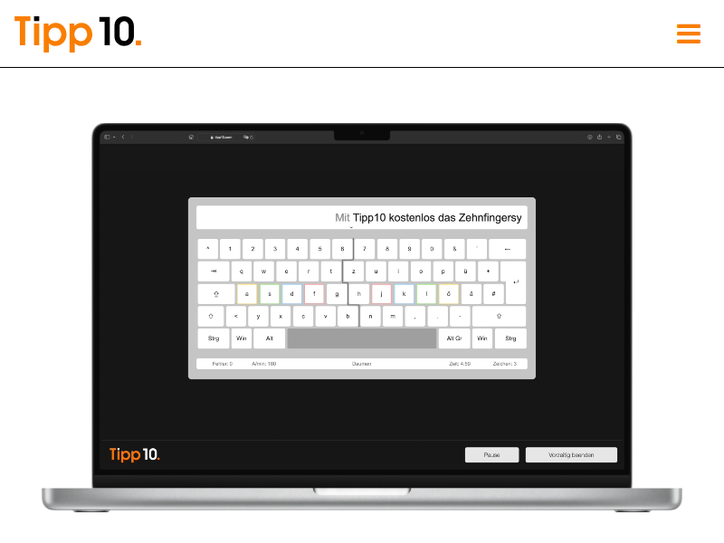 Tipp10 - Open Source 10-Finger-Schreibtrainer | GPL