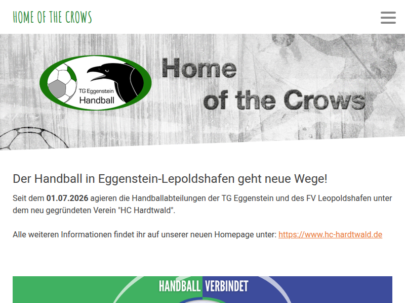 Datenschutz - TG Eggenstein - Home of the crows