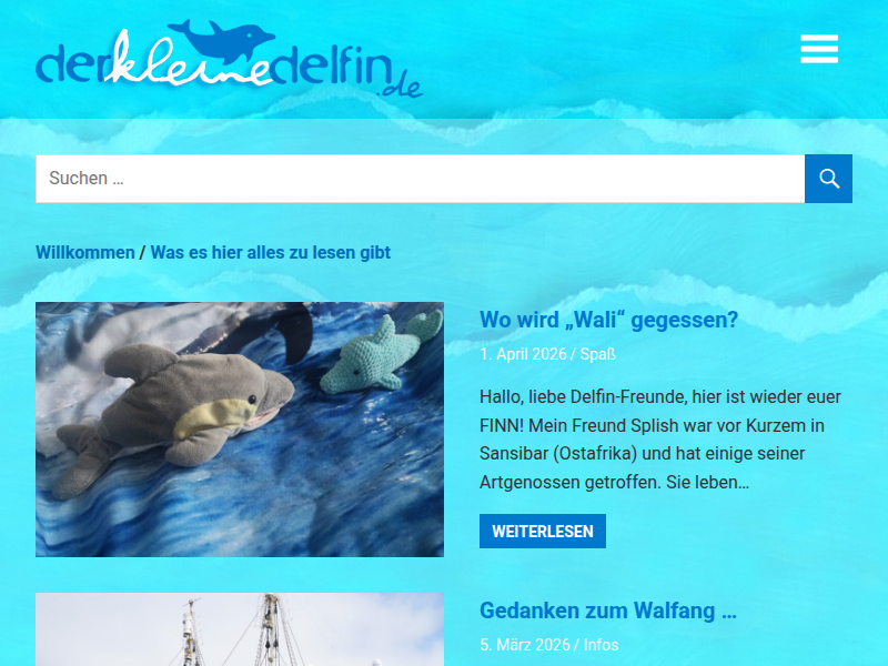 Das ist ja eine seltsame Perücke – Der kleine Delfin