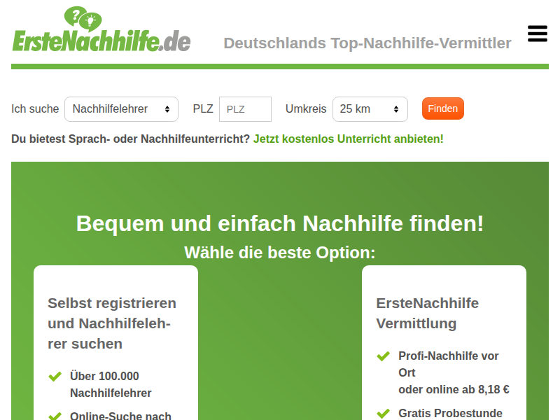Nachhilfe München Maxvorstadt: Qualifizierte Nachhilfelehrer finden | ErsteNachhilfe.de