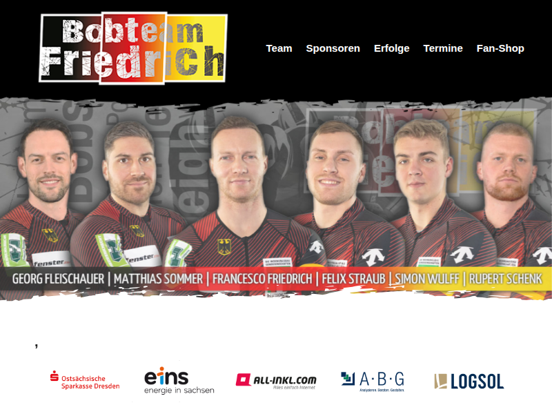 Team – Bobteam Friedrich – Offizielle Website