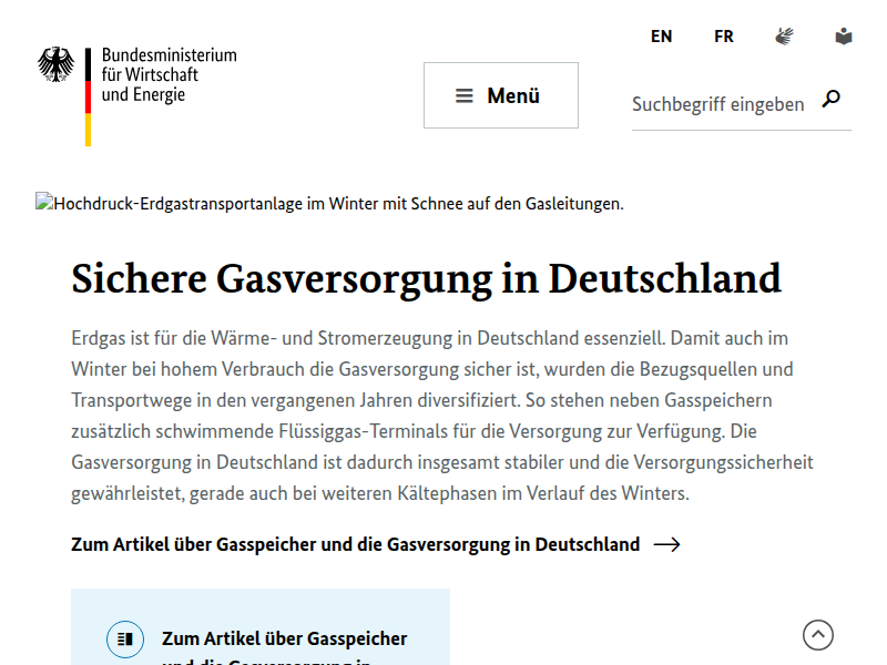 Organisationsplan des Bundesministeriums für Wirtschaft und Energie (BMWE) | BMWE
