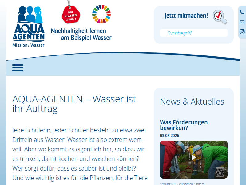 Veranstaltungshinweis: Zukunft lernen - mehr als ein Fach am 2. Juli 2026 | Aqua-Agenten