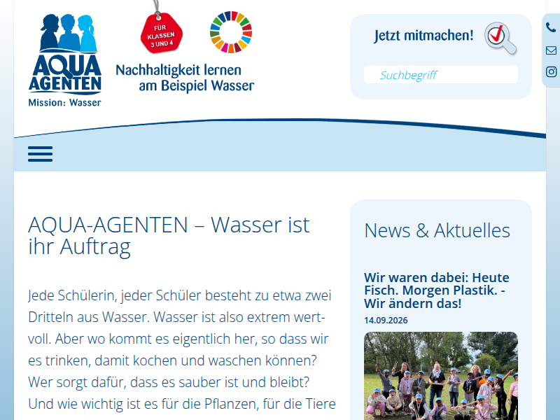 AQUA-AGENTEN im Biosphärenreservat Flusslandschaft Elbe-Brandenburg | Aqua-Agenten