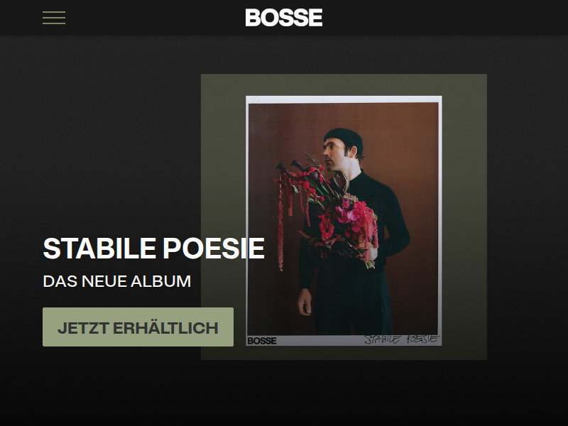 Bosse | Live | 22.11.2026 (AT) Wien, WUK