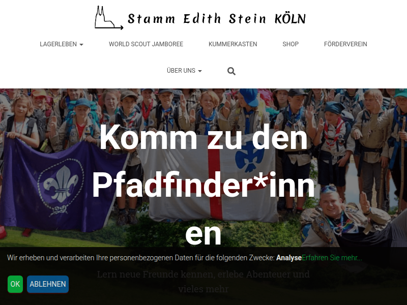 Pfarrfest 2017 – Kleine Präsentation auf großem Fest – DPSG Pfadfinderstamm Edith Stein – Köln Sülz