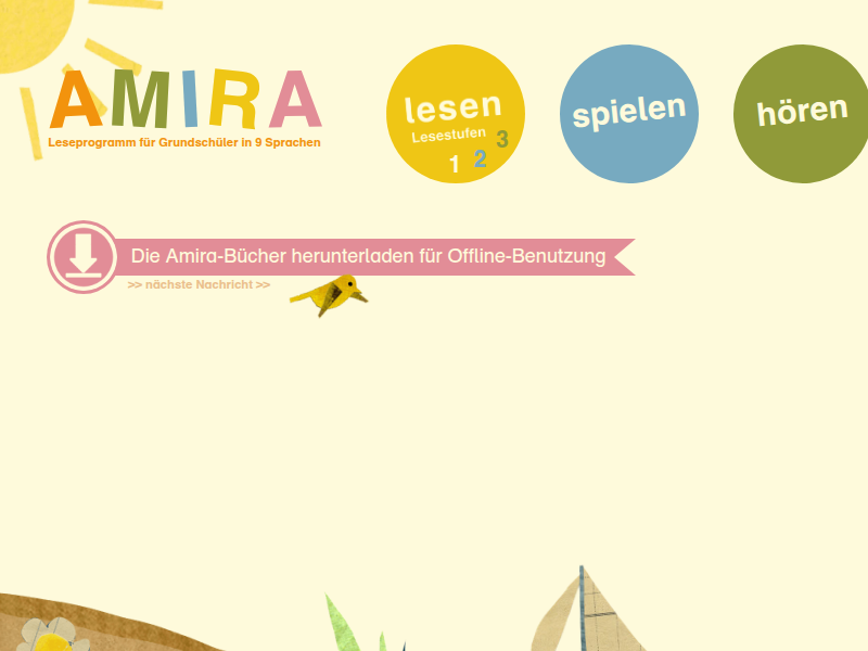 AMIRA - Kostenfreies Leseförderprogramm in 8 Sprachen