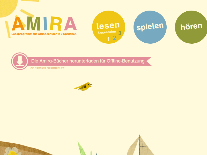 AMIRA - Kostenfreies Leseförderprogramm in 8 Sprachen