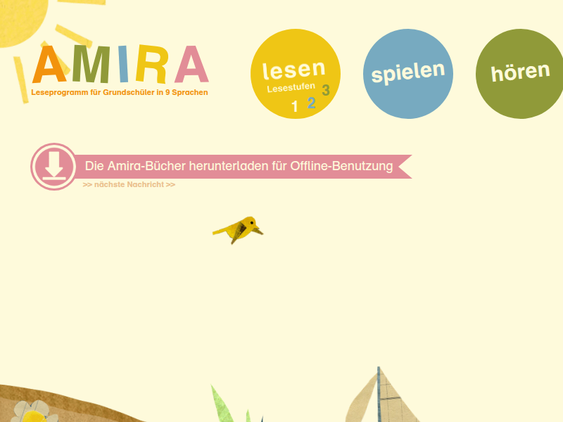 AMIRA - Kostenfreies Leseförderprogramm in 8 Sprachen