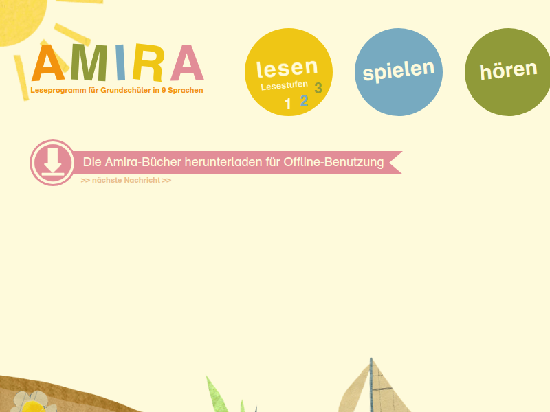 AMIRA - Kostenfreies Leseförderprogramm in 8 Sprachen