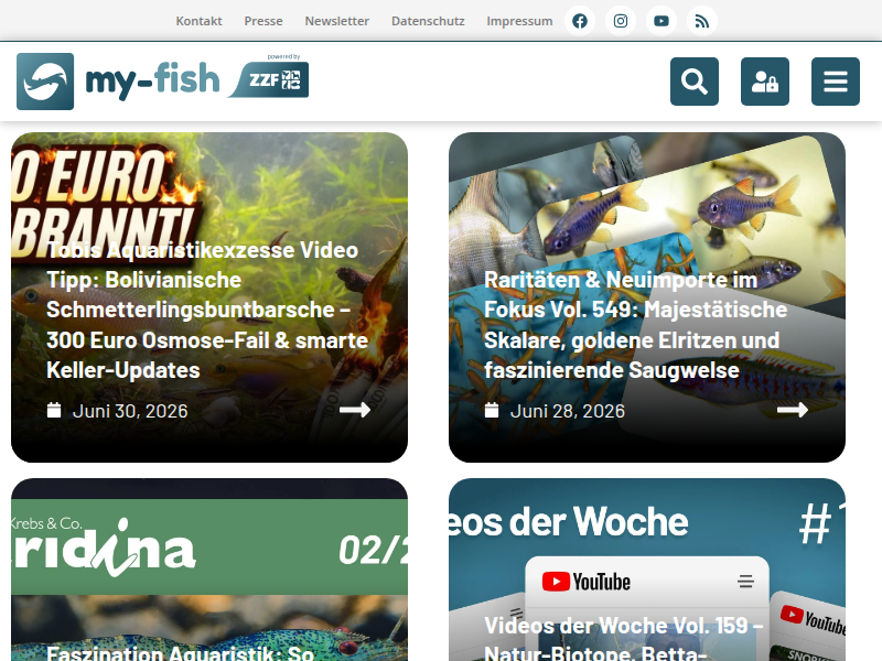 Layout 69 - my-fish - Aus Freude an der Aquaristik