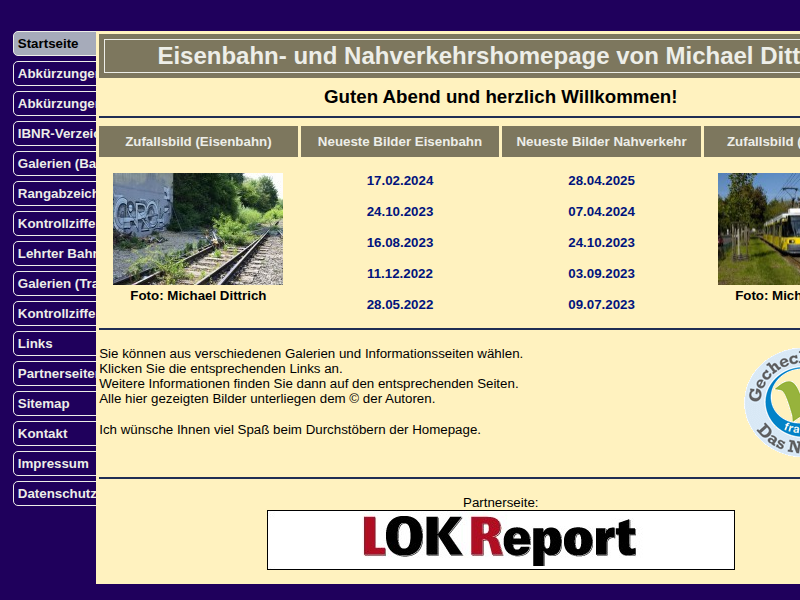 Eisenbahn- und Nahverkehrshomepage von Michael Dittrich - Abkürzungsverzeichnis der Betriebsstellen