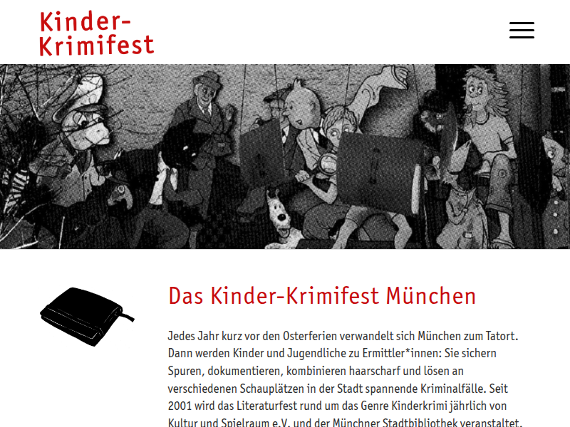 Krimiwerkstatt - Kinder-Krimifest München