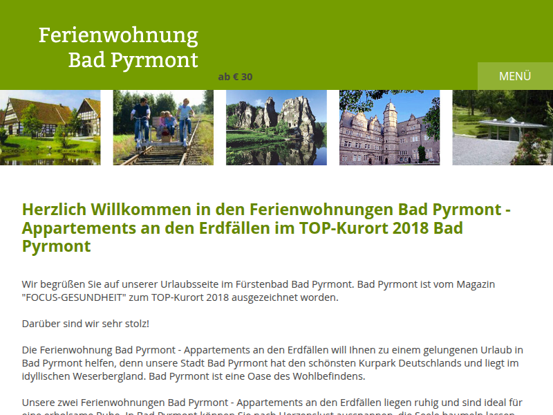 Startseite - Ferienwohnung Bad Pyrmont