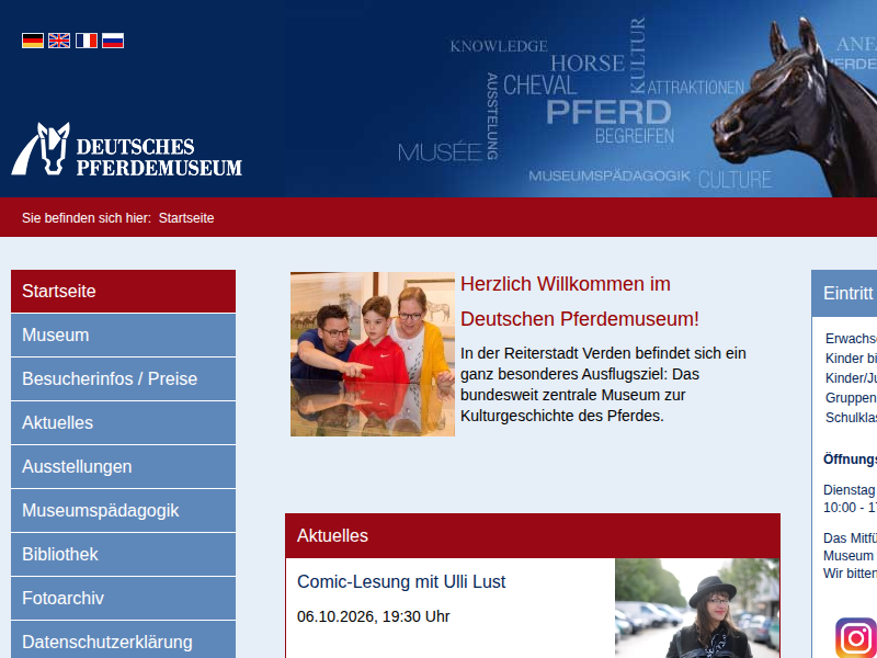 Deutsches Pferdemuseum | Aktuelle Sonderausstellung