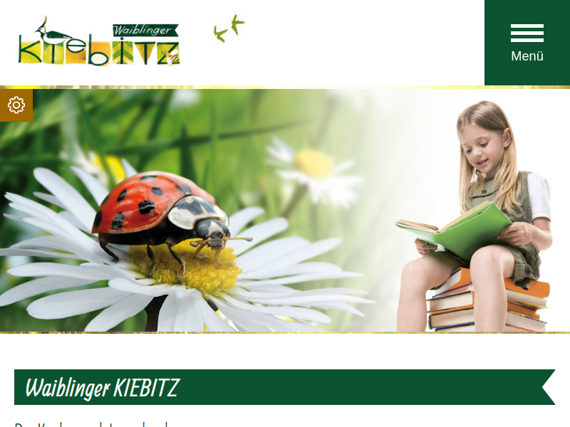 Der Waiblinger Kiebitz - Kinder- und Jugendmedienpreis zum Thema Natur- und Umweltschutz | Datenschutz