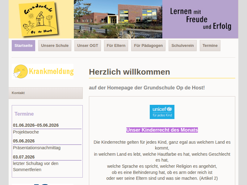 Zirkuswoche - Grundschule Op de Host