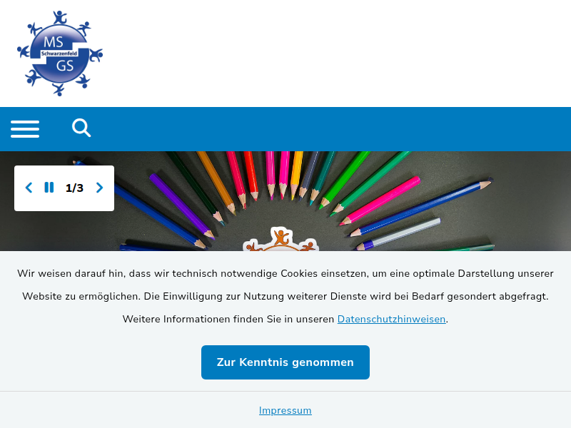 Schule Schwarzenfeld: Datenschutzerklärung unserer Webseite