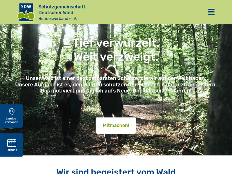 Datenschutzerklärung: SDW