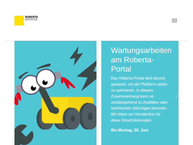 Die CodeWeek EU 2019 mit Open Roberta - Roberta