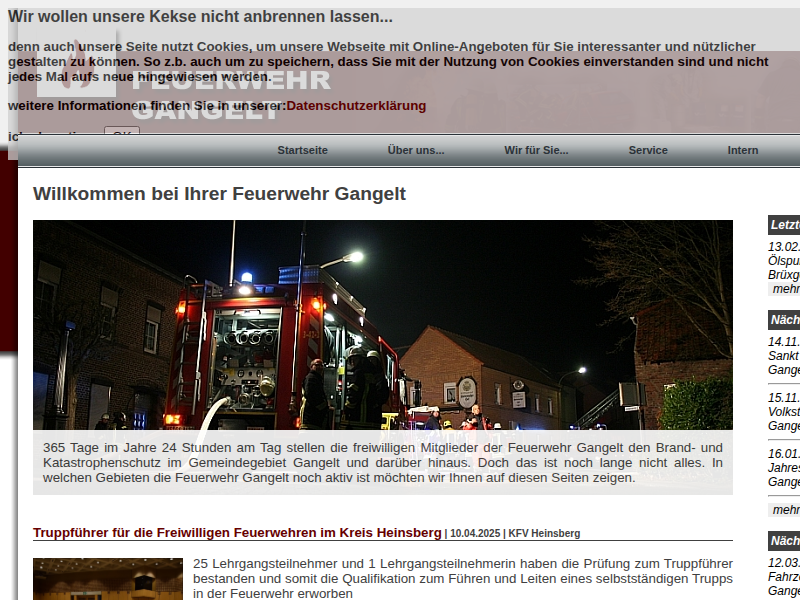 :: Freiwillige Feuerwehr Gangelt ::