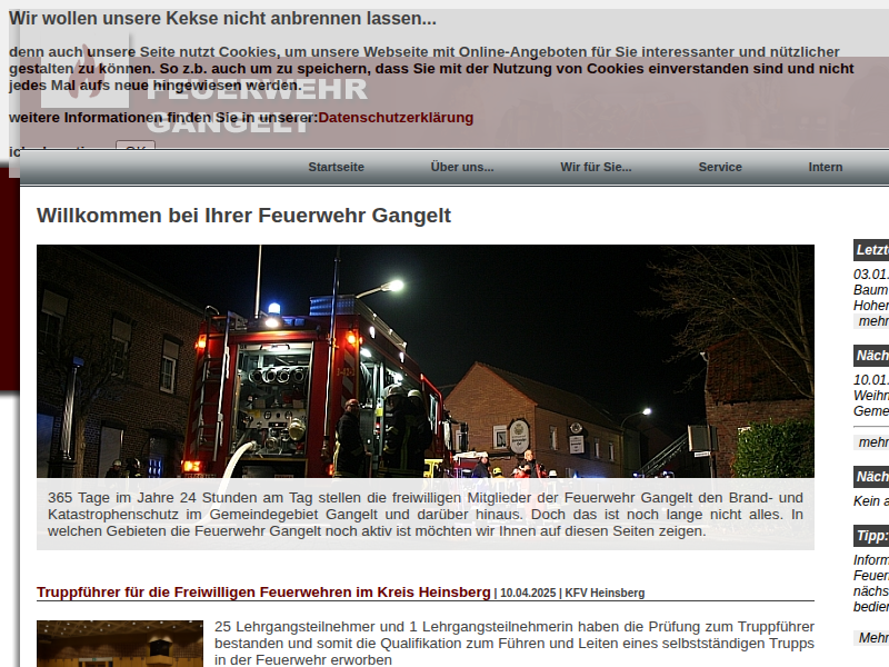 :: Freiwillige Feuerwehr Gangelt ::