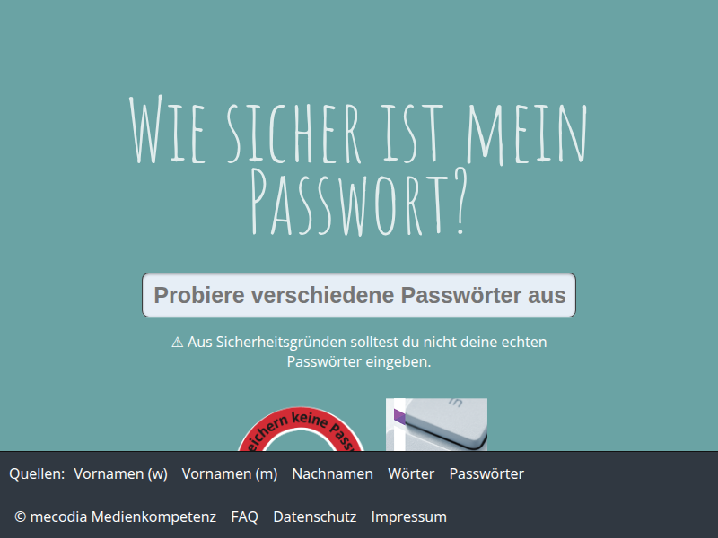 Passwort-Sicherheit-Check: Wie sicher ist mein Passwort?