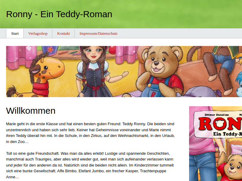 Über die Illustratorin - Ronny - Ein Teddy-Roman