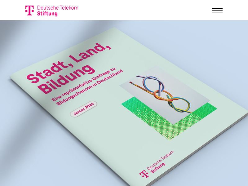 Lerne lieber ungewöhnlich | Deutsche Telekom Stiftung