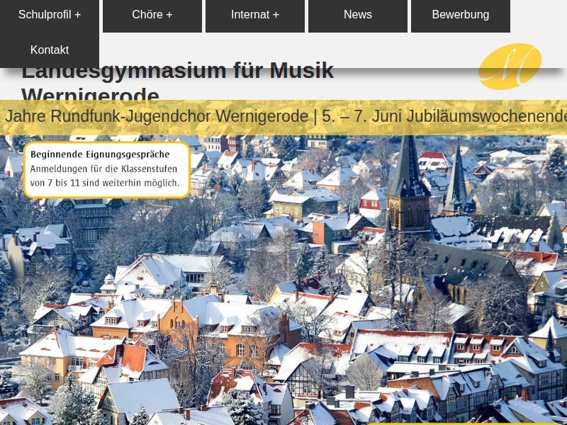 Landesgymnasium für Musik - News