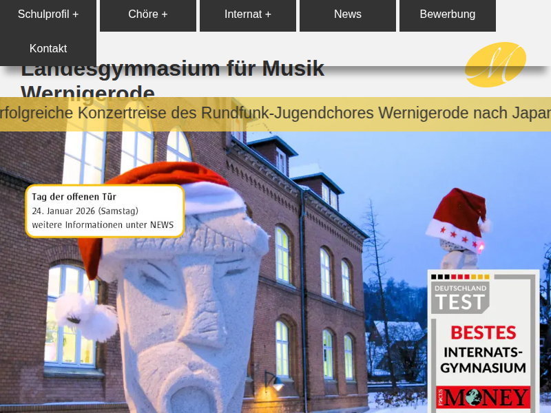 Landesgymnasium für Musik - News