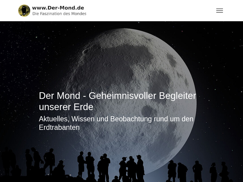 Das Mondttool | Beispiele für Ihre Homepage - Der-Mond.de