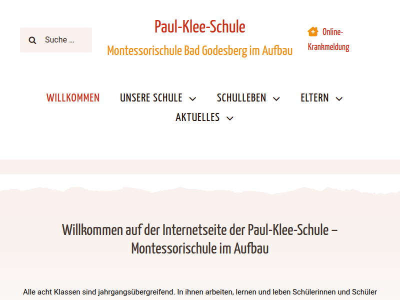 Übergang auf die weiterführende Schule - Paul-Klee-Schule – Montessorischule im Aufbau