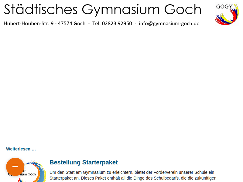 Gymnasium Goch – Das Fach Physik