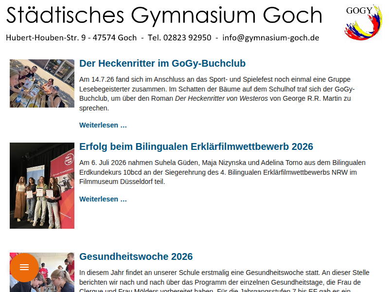 Gymnasium Goch – Das Fach Latein