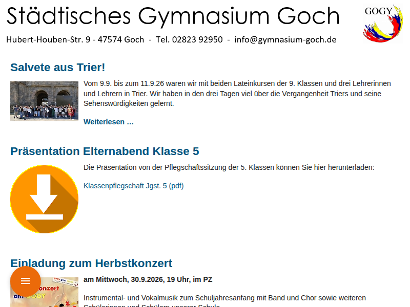Gymnasium Goch – Alma Runde erfolgreich auf Landesebene beim Bundeswettbewerb für Fremdsprachen