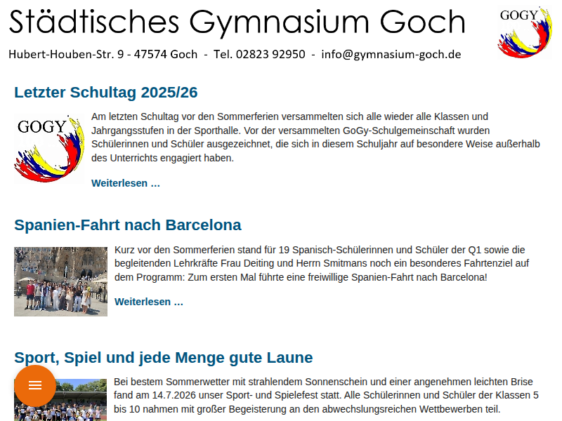 Gymnasium Goch – Projekte: Liebe und Sexualität