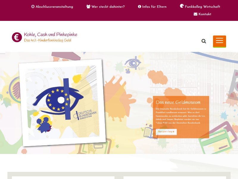 Privatbanken :: Kinderfunkkolleg Geld