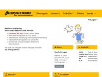 - Orthografietrainer.net: Lehrerbereich