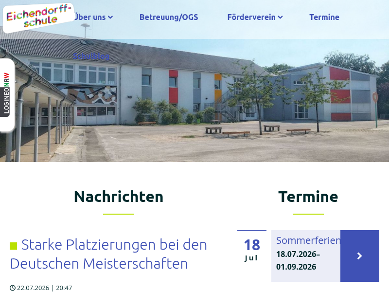 Schulhofpicknick an der Eichendorffschule - Eichendorffschule