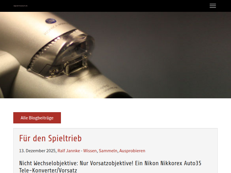 Blumen für Canon - Blog - Digitalkamera-Museum