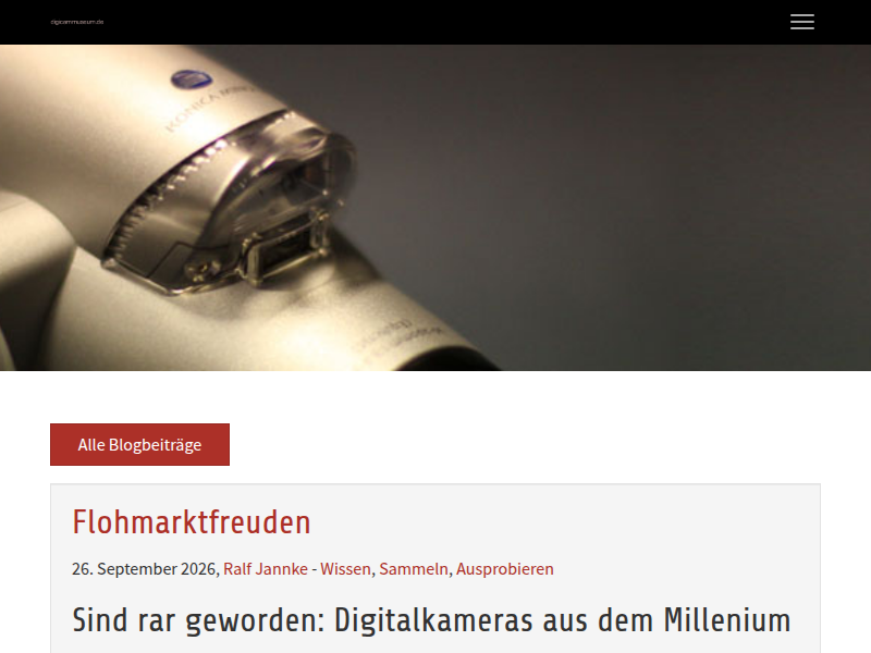 37 / "Ralf Jannke" / Blog - Digitalkamera-Museum