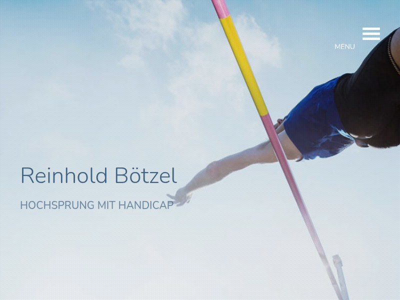 Reinhold Bötzel, Hochspringer, Hochsprung, Leichtathletik, Paralympics, Europameister, Weltmeister, Deutscher Rekord, Behinderung, Behindertensport