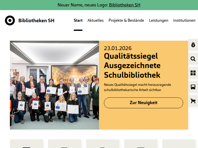 Neuigkeiten | Bibliotheken SH