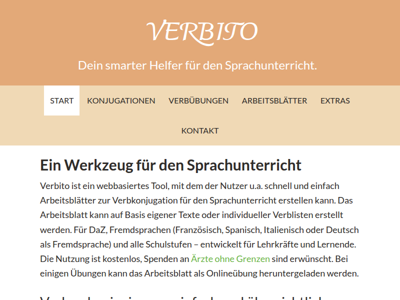 Verbito - spanische Verben konjugieren
