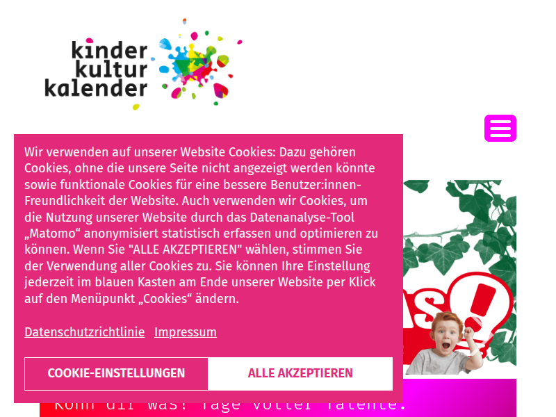Geister Gala | Kinderkulturkalender