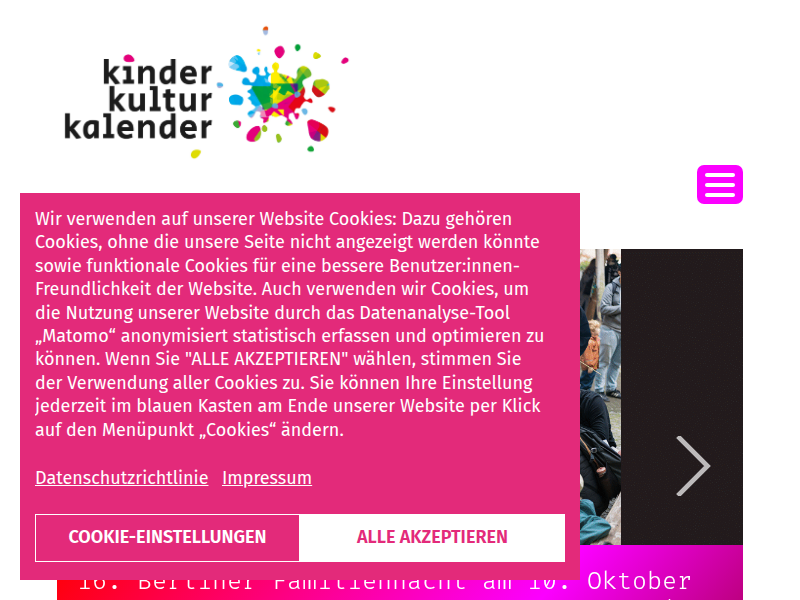 Schulterblick FIlmfestival 2025 | Kinderkulturkalender