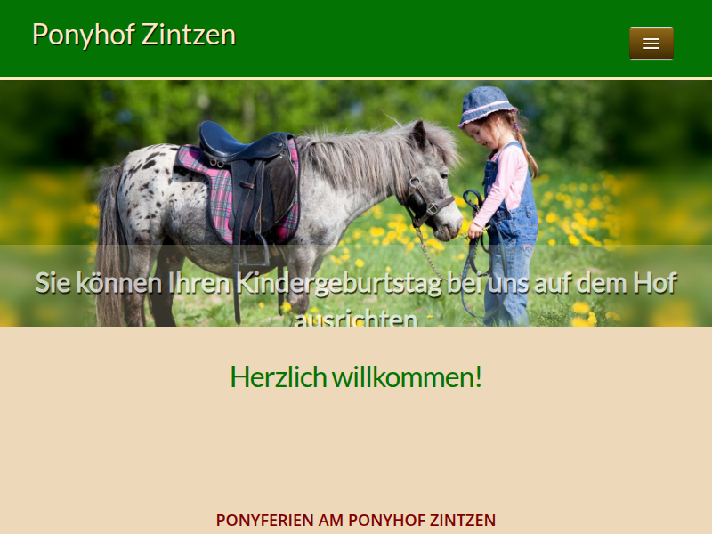 Ponyhof Zintzen in Würselen Datenschutzerklärung